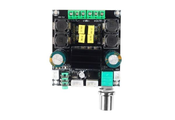 Двоканальний Цифровий стерео аудіо підсилювач високої потужності TPA3116D2 на 2 канали до 120 Вт Amplificador DIY модуль XH-M543 / HW-713
