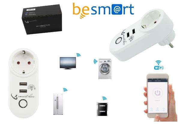 WiFi Smart резетка + 2 USB 2A Smartelex