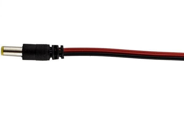 ������ �������� ������ 5.5/2.5mm, male ����, ������ Black- red 0,3�