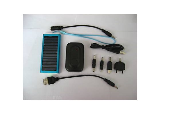 Зарядний пристрій від сонця і мережі Solar Charger 1350 mAh вбудований акумулятор.
