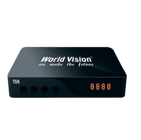 Цифровий ефірний приймач стандарту DVB-T2 World Vision T59