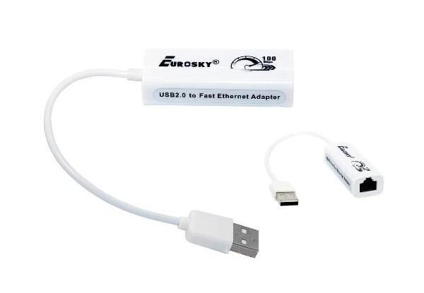Eurosky USB-LAN адаптер до 100Мб / с на чіпі Realtek RTL8152B