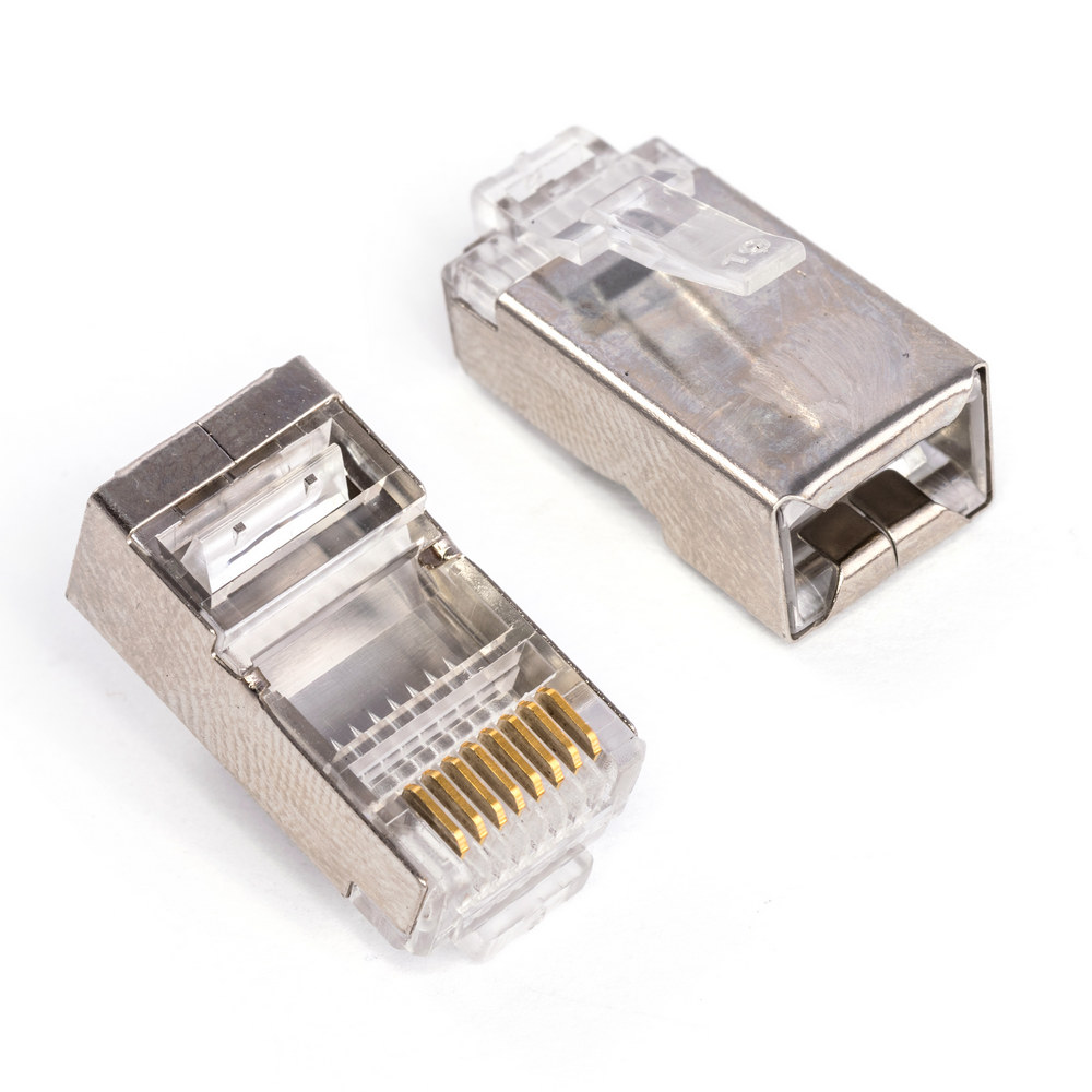 ����'������� ��������� RJ45 ����� ������ 8P8CS � ������