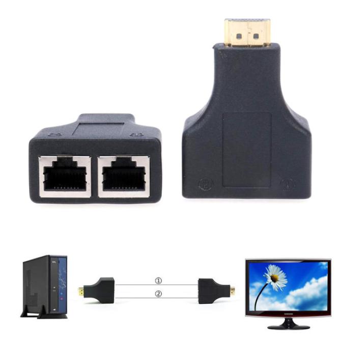 Подовжувач HDMI кабеля по витій парі до 30 метрів