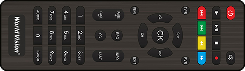 World Vision T62D Цифровий ефірний DVB-T2 приймач