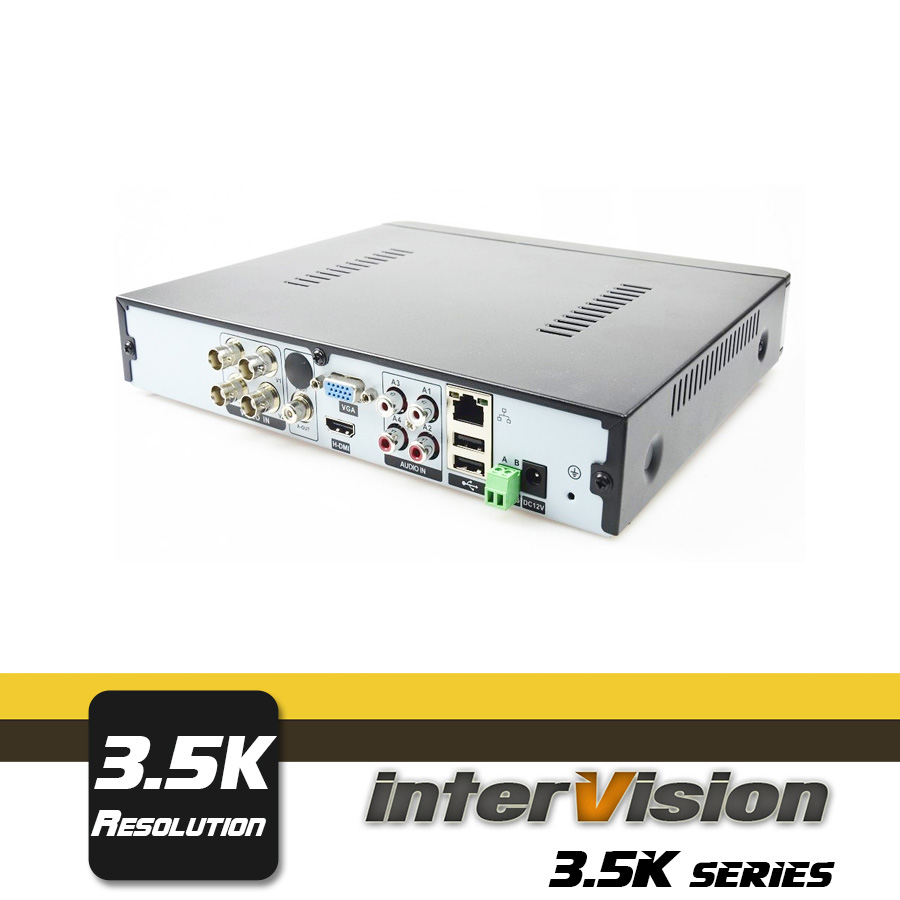 UDR-35K-44USB 4-х канальний, пентатрібрідний UHD 3.5K відеореєстратор