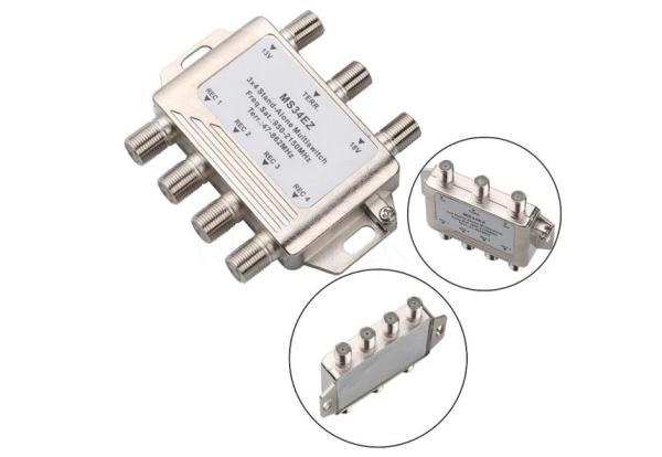 Kebidumei MS34EZ 3x4 ������ ������������ �������������� �������� Splitter FTA �2 LNB
