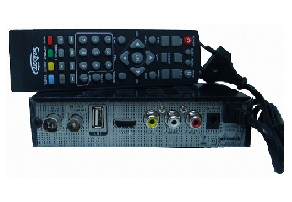 Satcom T 530 Цифровий ефірний T2 тюнер + INTERNET PVR FTA - ефірний Т2 приймач з фунціями медіаплеєра 2USB металевий корпус
