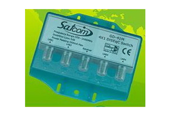 DiseqC 1/4 SD-43W комутатор в кожусі