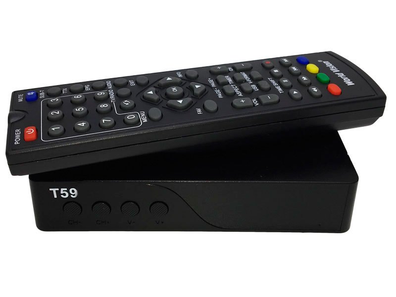 Цифровий ефірний приймач стандарту DVB-T2 World Vision T59